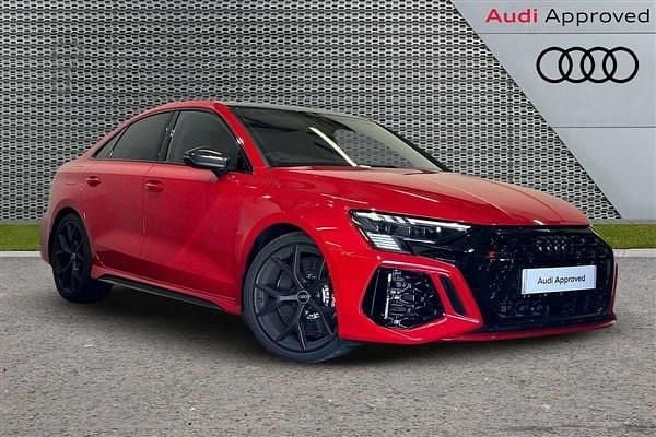 Red Used 2023 Audi RS3 Sport Sedan | £51,292 - Image 1/4