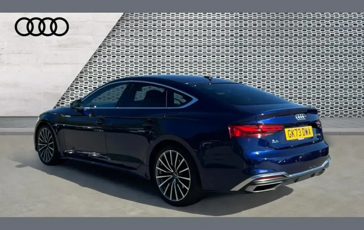 Used Audi A5 S-Line 200 HP (147 kW) 2023 Blue Coupe