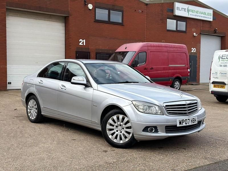 Used Mercedes C200 Elegance 184 HP (135 kW) 2007 Silver Sedan