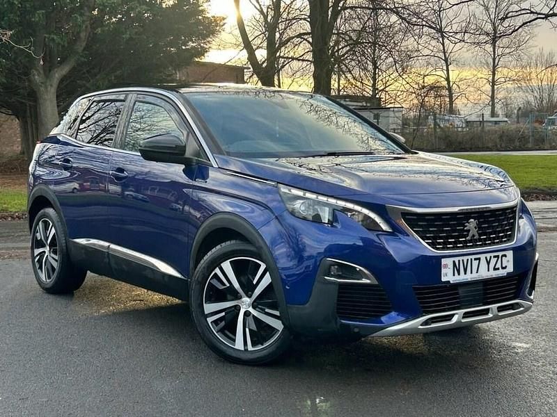 Blue Used 2017 Peugeot 3008 GT-line SUV | £6,995 (Expensive) - Image 1/4