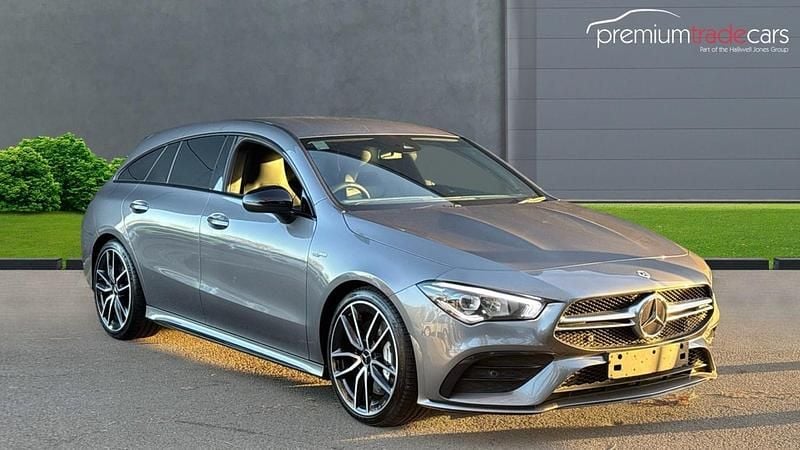 Grey Used 2022 Mercedes CLA35 AMG Shooting Brake Premium Estate | £28,999 - Image 1/4