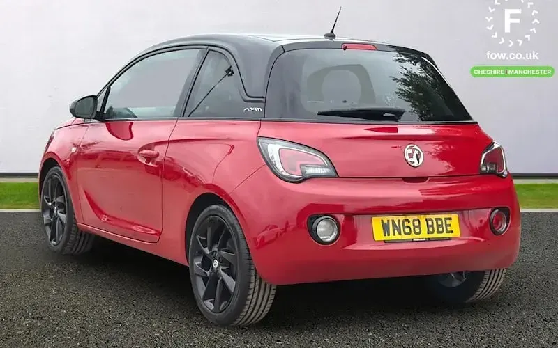 Used Vauxhall Adam 69 HP (50 kW) 2018 Red Hatchback