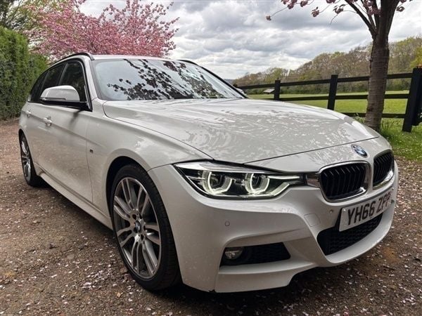 White Used 2016 BMW 330 M Sport Estate | £12,950 (Good price) - Image 1/1