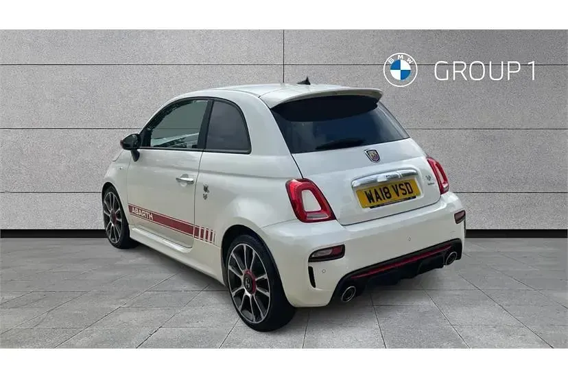Used Abarth 595 Turismo 165 HP (121 kW) 2018 White Hatchback