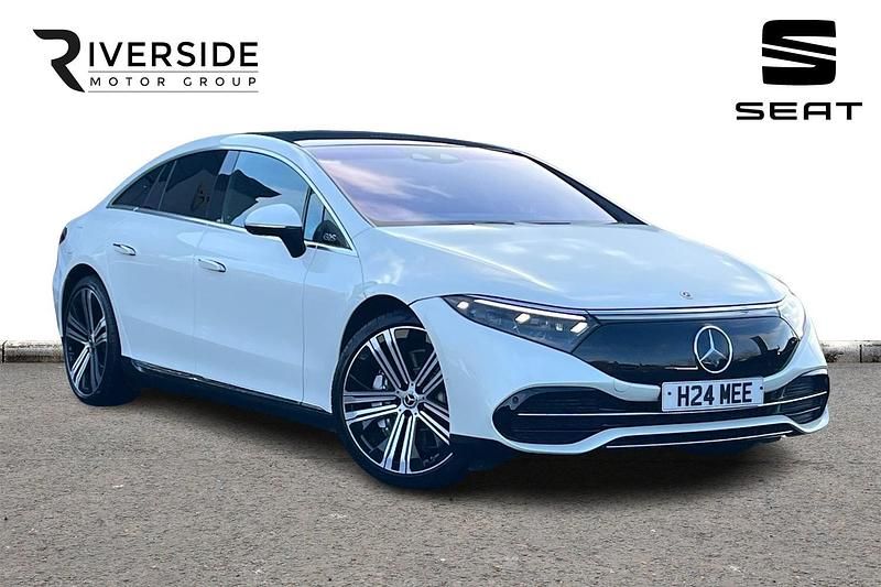 Used Mercedes EQS450+ Exclusive Luxury 244 kW (333 HP) 2022 Diamond white Sedan
