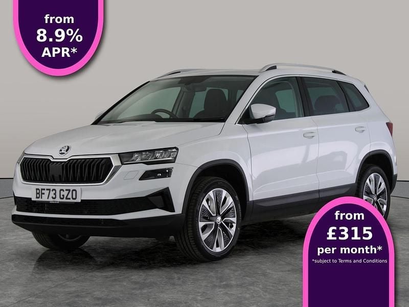 White Used 2023 Skoda Karoq SE L SUV | £22,556 (Fair price) - Image 1/3