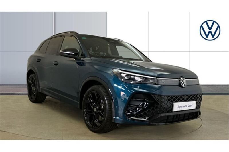 Blue Used 2024 VW Tiguan R-line SUV | £35,963 (Expensive) - Image 1/4