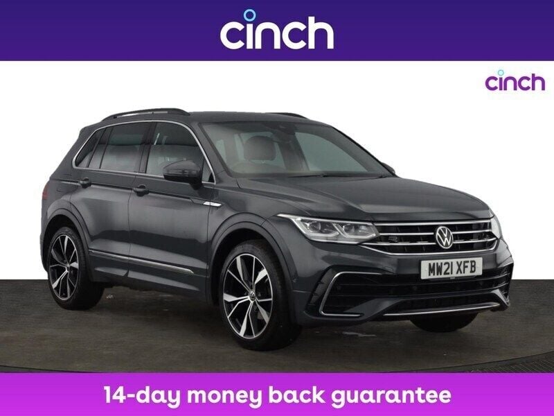 Grey Used 2021 VW Tiguan R-line SUV | £23,899 (Fair price) - Image 1/3
