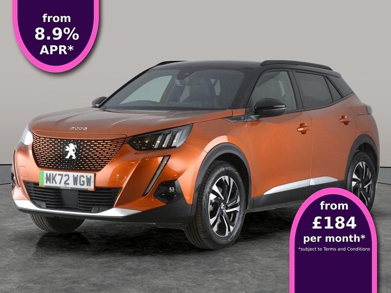 Orange Used 2022 Peugeot e-2008 GTi SUV | £13,740 (Fair price) - Image 1/3