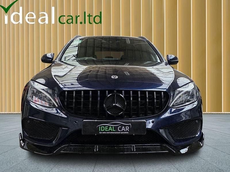 Used Mercedes C220 AMG line 2018 Blue Estate