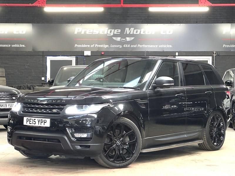 Black Used 2015 Land Rover Range Rover Sport HSE Dynamic SUV | £13,991 (Fair price) - Image 1/4