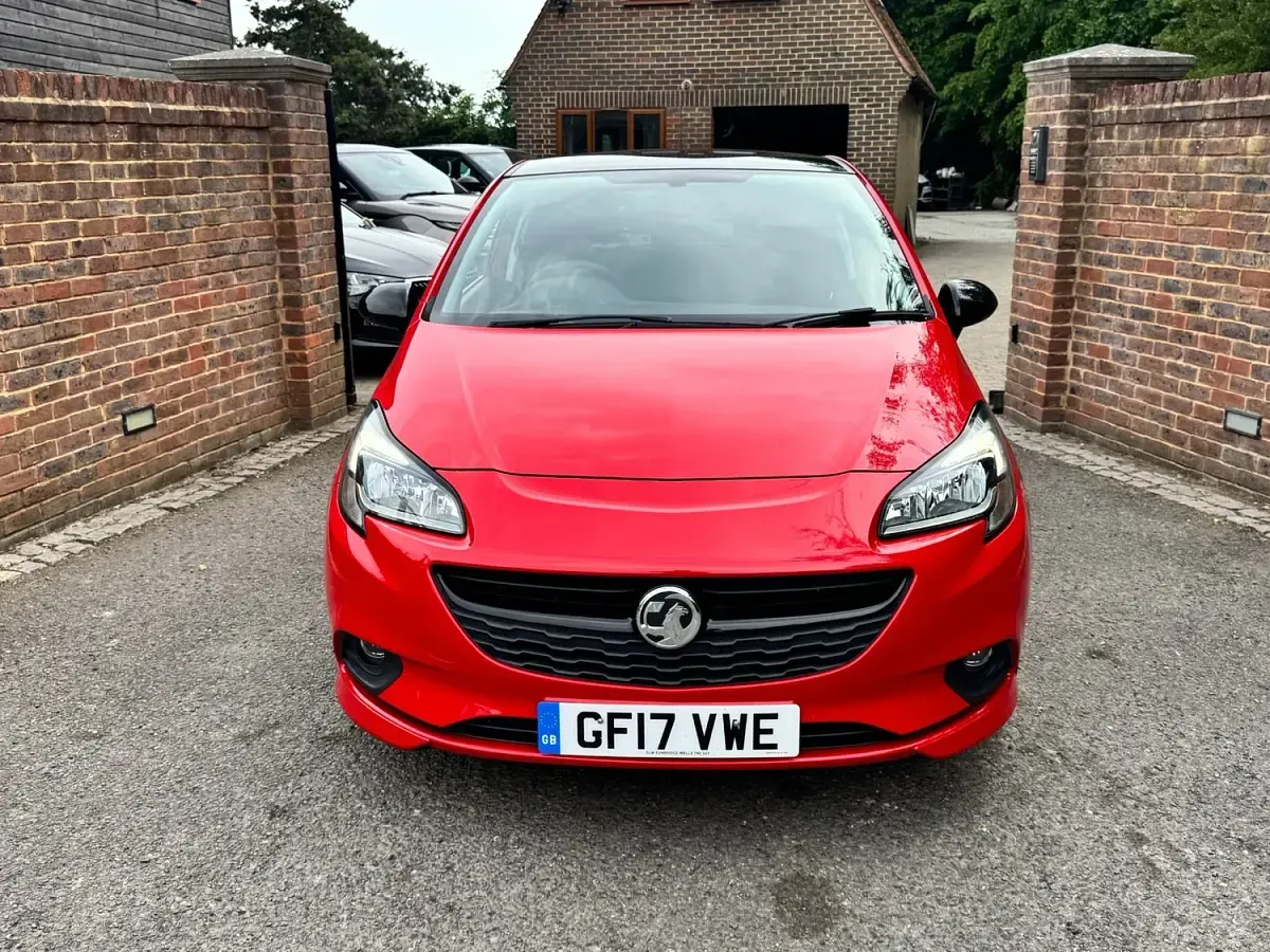 Used Vauxhall Corsa Edition 75 HP (55 kW) 2017 Red Hatchback