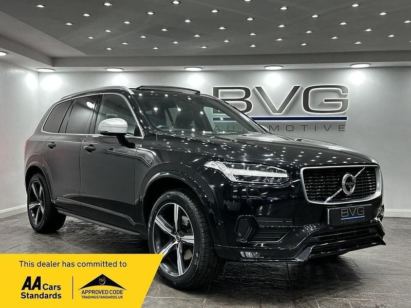 Black Used 2018 Volvo XC90 R-Design SUV | £24,994 (Fair price) - Image 1/2