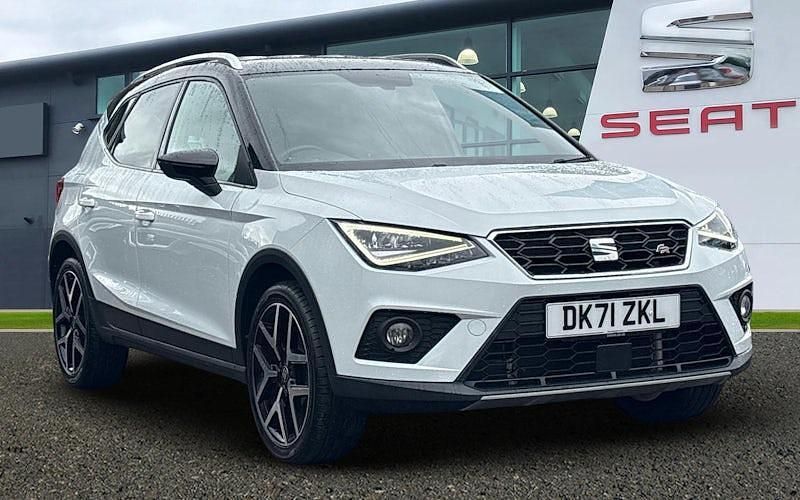 Nevada white Used 2021 Seat Arona FR Sport SUV | £13,750 (Fair price) - Image 1/4