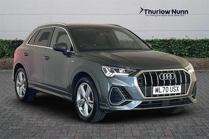 Grey Used 2021 Audi Q3 S-Line SUV | £21,990 (Good price) - Image 1/4