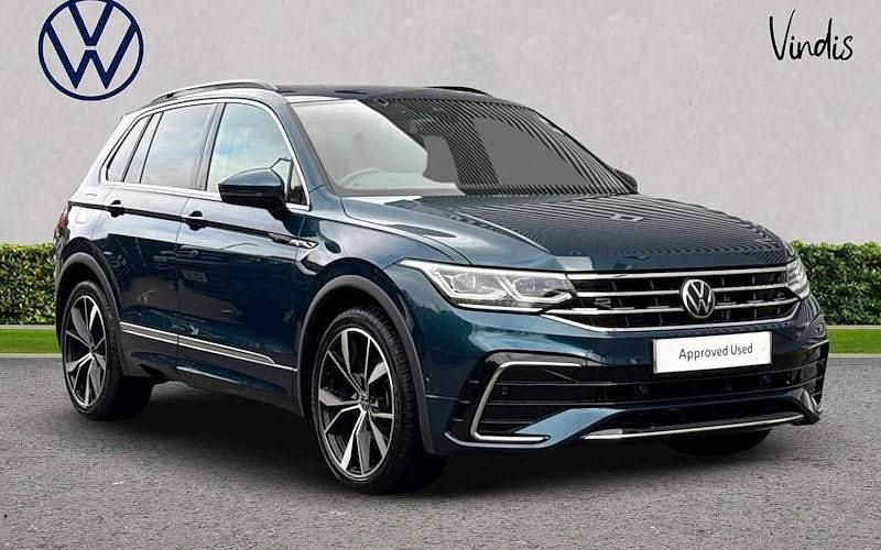 Blue Used 2023 VW Tiguan R-line SUV | £28,538 (Fair price) - Image 1/4
