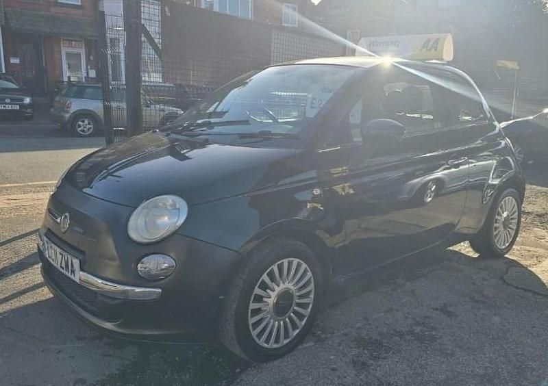 Used Fiat 500 Lounge 69 HP (50 kW) 2011 Black Hatchback
