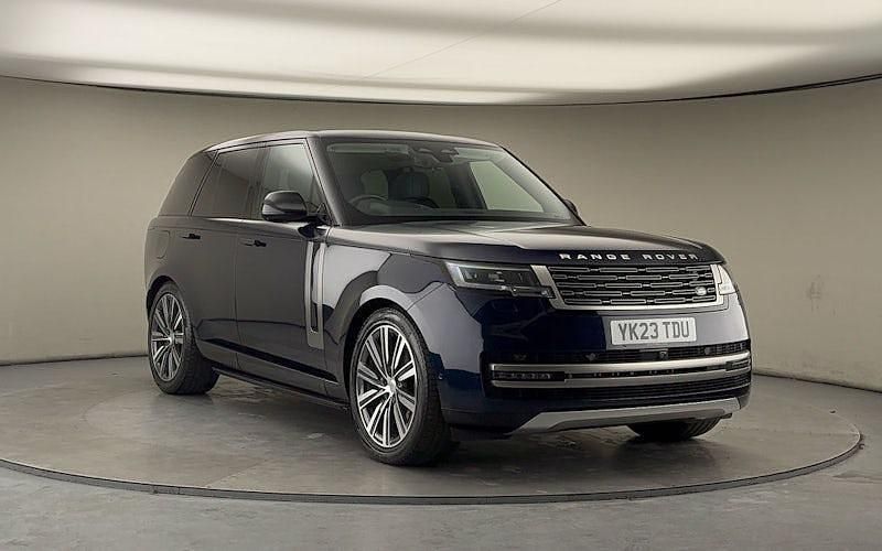 Used Land Rover Range Rover HSE 400 HP (294 kW) 2023 Portofino blue SUV