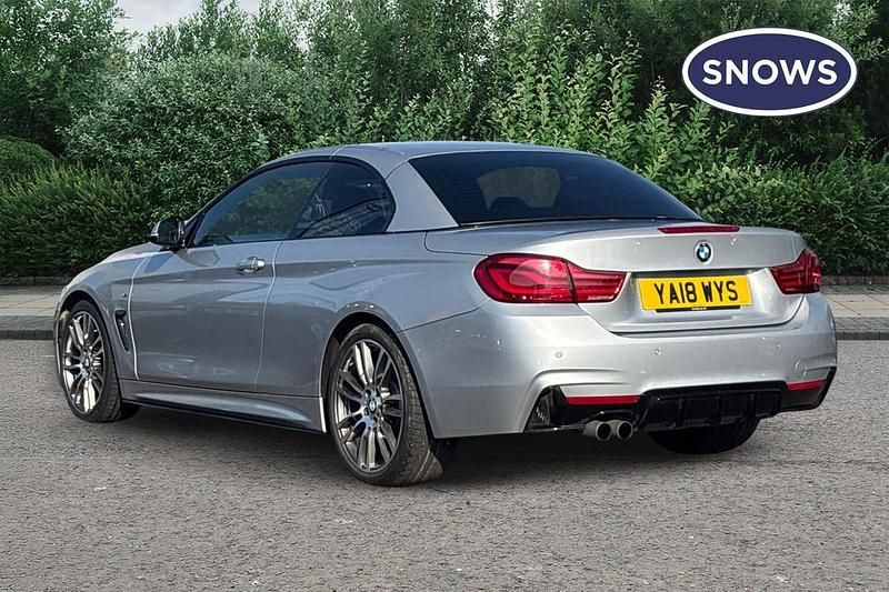Used BMW 420 M Sport 184 HP (135 kW) 2018 Silver Cabriolet