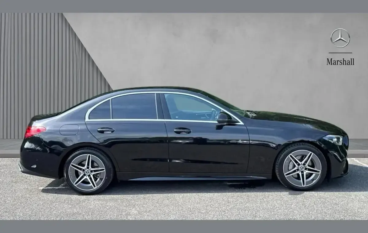 Used Mercedes C200 AMG line 200 HP (147 kW) 2025 Black Sedan