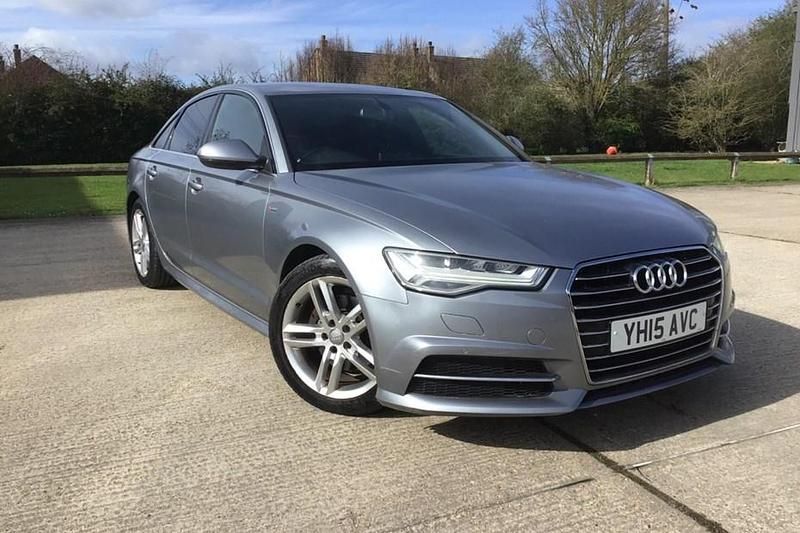 Used Audi A6 S-Line 190 HP (139 kW) 2015 Grey Sedan