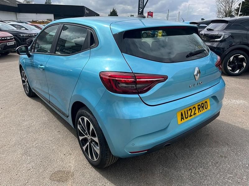 Usado Renault Clio V Iconic 2022 Azul Citadino