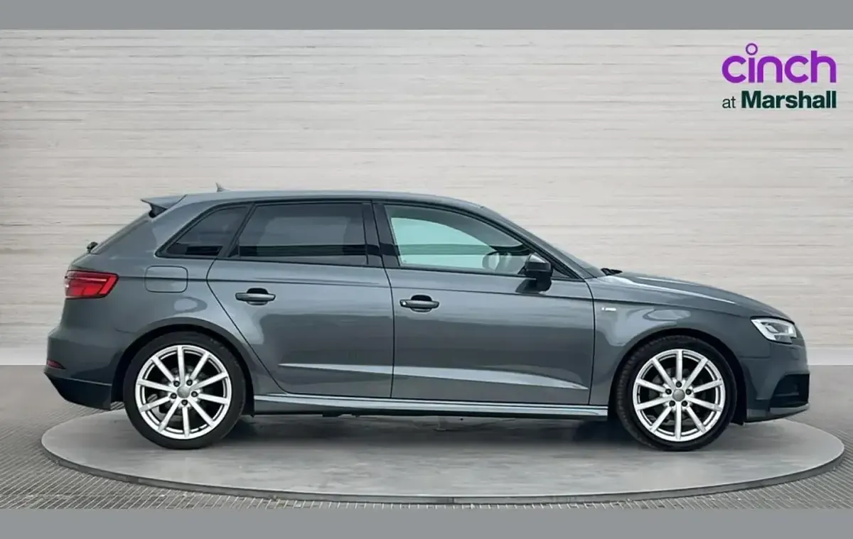 Used Audi A3 Black Edition 150 HP (110 kW) 2018 Grey Sedan