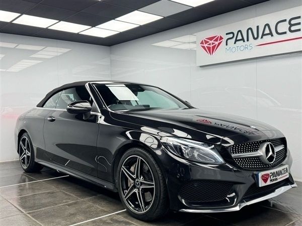 Black Used 2017 Mercedes C250 AMG line Cabriolet | £17,495 (Fair price) - Image 1/1