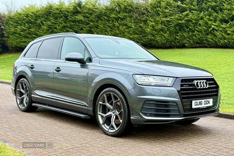 Grey Used 2016 Audi Q7 S-Line SUV | £18,495 (Fair price) - Image 1/1