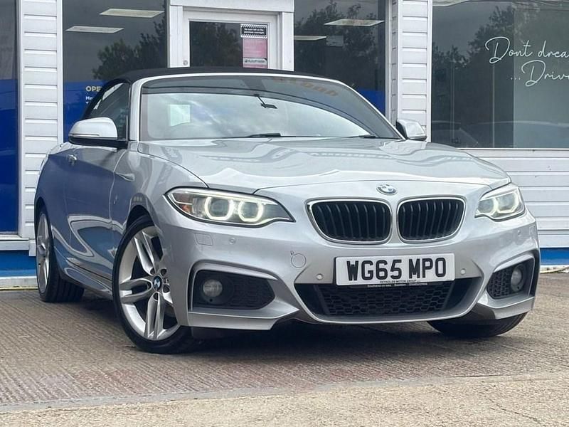 Used BMW 220 M Sport 190 HP (139 kW) 2015 Silver Cabriolet
