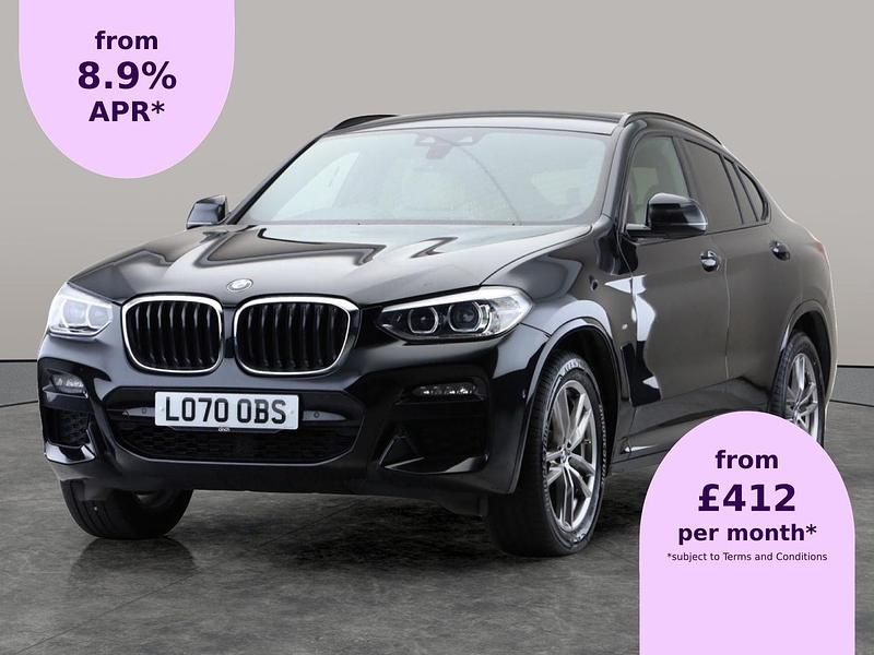 Black Used 2020 BMW X4 M Sport SUV | £27,852 (Fair price) - Image 1/2