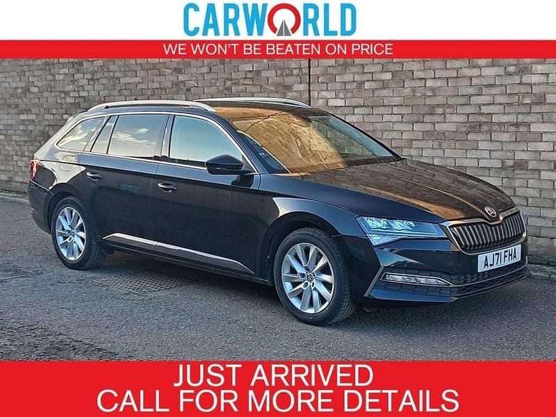 Black Used 2021 Skoda Superb SE Technology Estate | £13,400 (Fair price) - Image 1/3