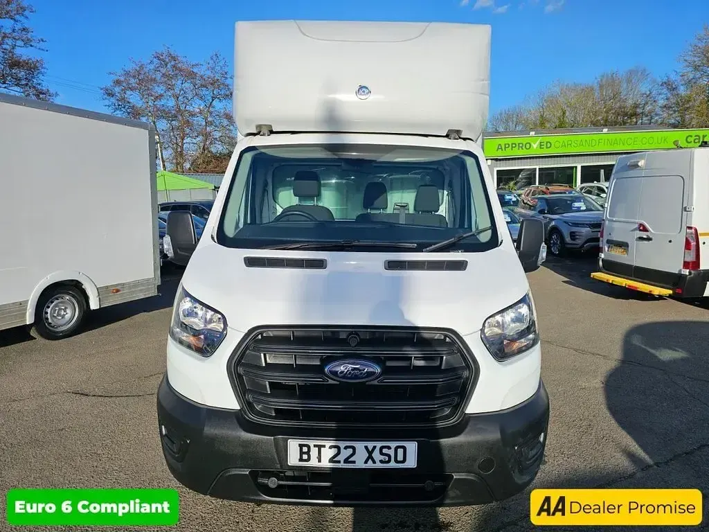 Used Ford Transit 130 HP (95 kW) 2022 White Cabriolet