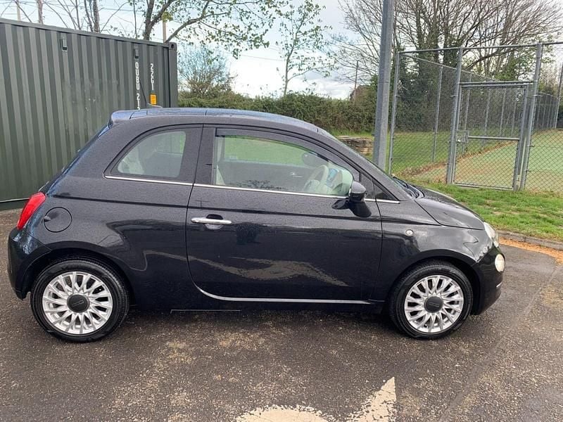 Used Fiat 500 Lounge 69 HP (50 kW) 2017 Black Hatchback