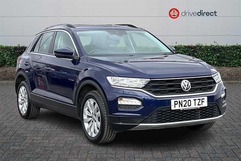 Blue Used 2020 VW T-Roc SE SUV | £18,100 (Good price) - Image 1/4