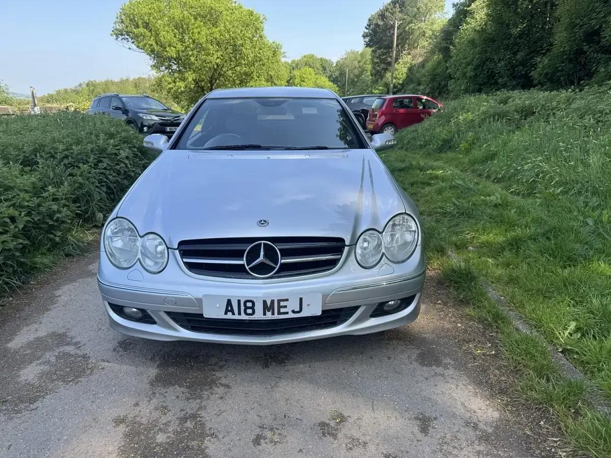 Used Mercedes CLK220 Avantgarde 2008 Silver Coupe