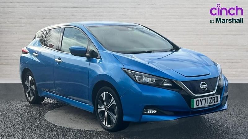 Used Nissan Leaf Tekna 160 kW (218 HP) 2021 Blue Hatchback