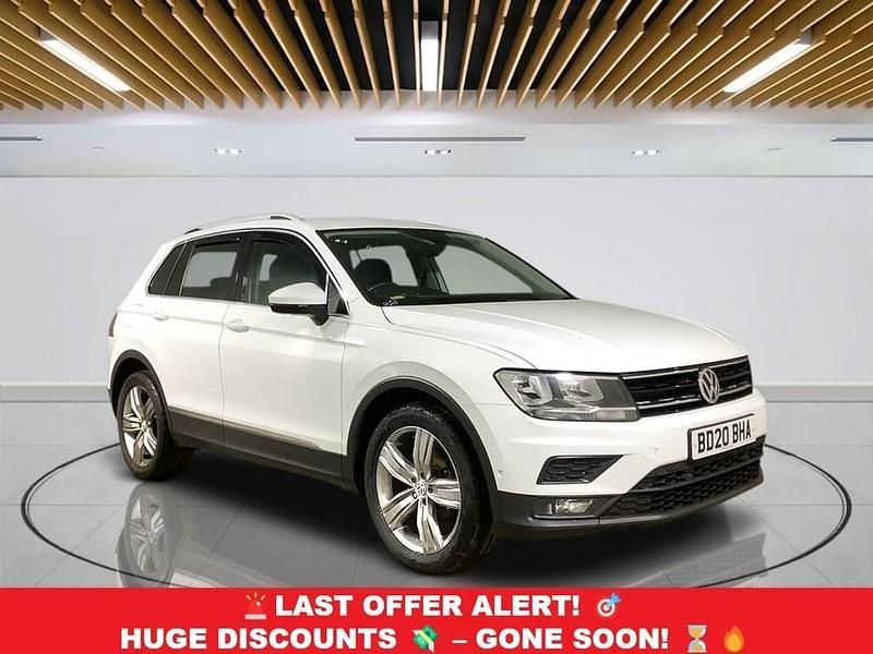 White Used 2020 VW Tiguan Match SUV | £12,999 (Good price) - Image 1/4