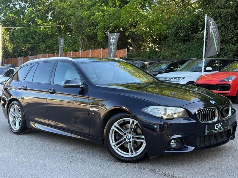 Black Used 2013 BMW 520 M Sport Estate | £10,995 (Expensive) - Image 1/4