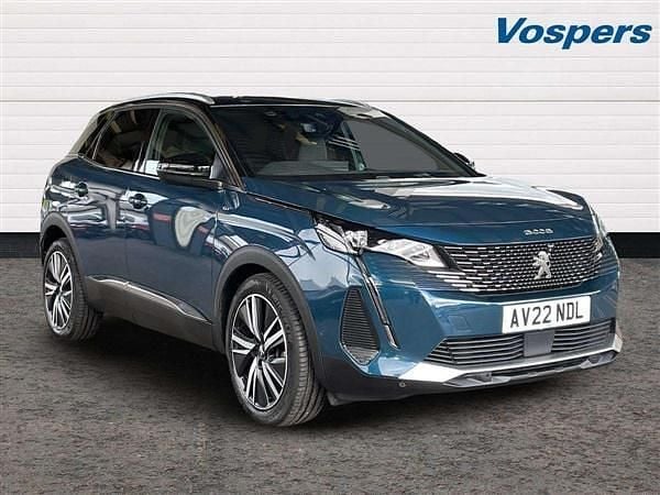 Blue Used 2022 Peugeot 3008 Premium SUV | £22,000 (A bit pricey) - Image 1/3