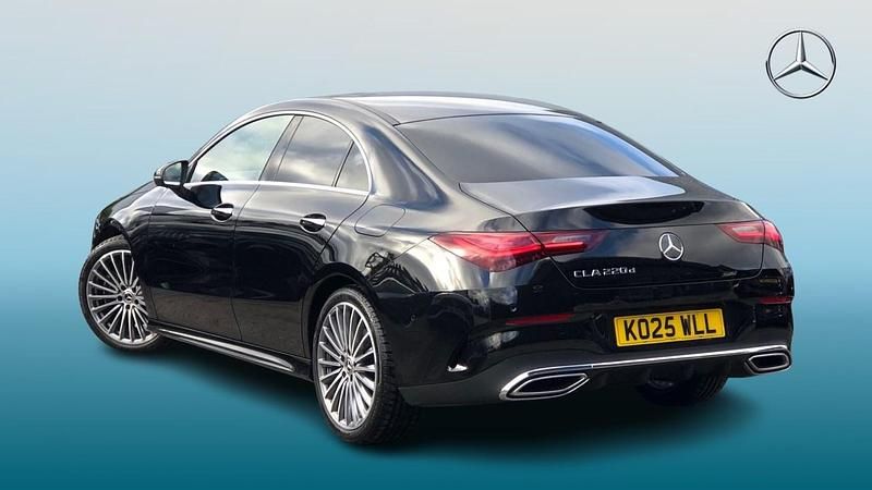 Used Mercedes CLA220 AMG Line Premium 190 HP (139 kW) 2025 Cosmos black metallic Sedan