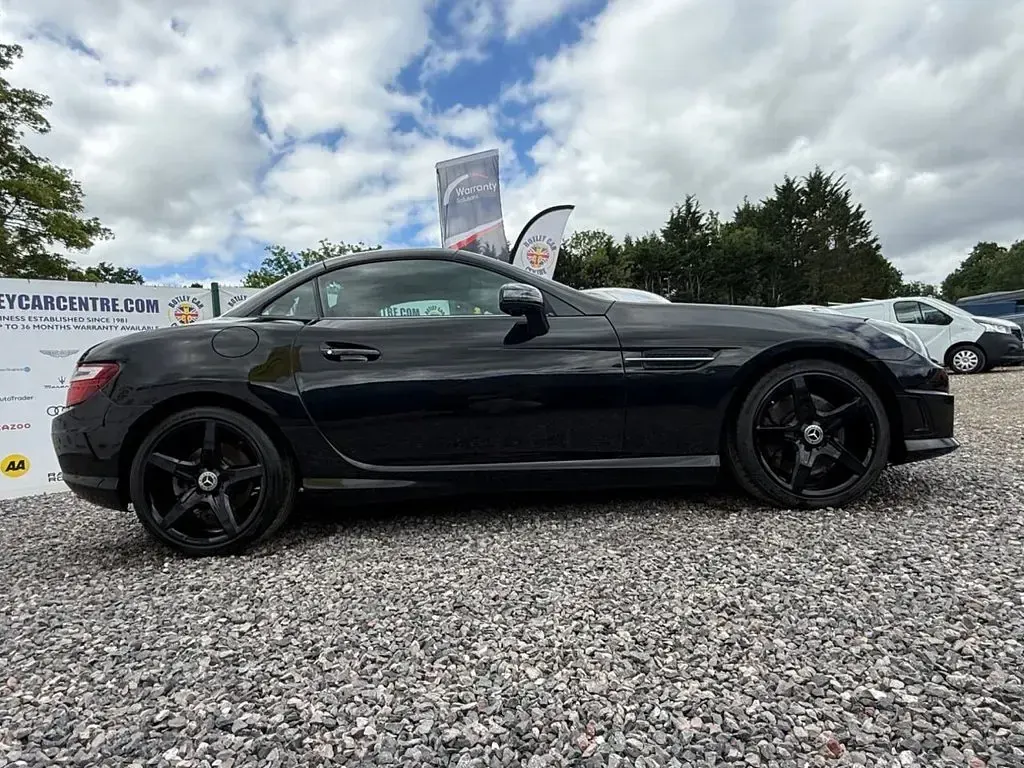 Used Mercedes SLK250 AMG 204 HP (150 kW) 2014 Black Cabriolet