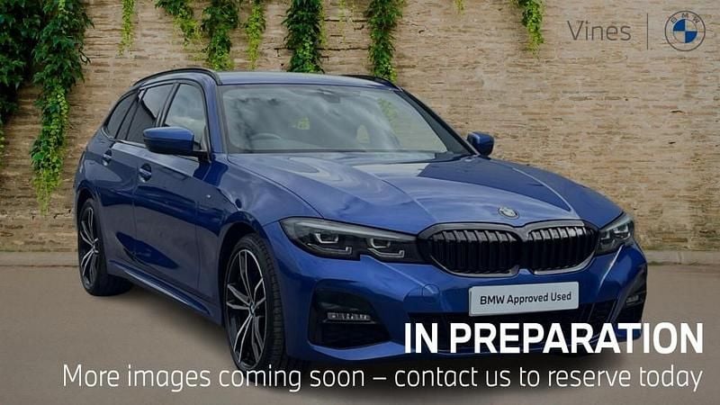 Used BMW 330e M Sport 288 HP (211 kW) 2021 Blue Estate
