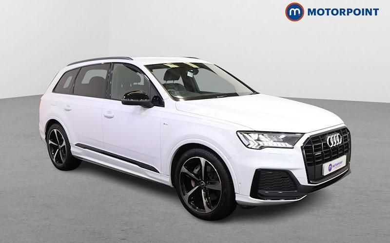 White Used 2022 Audi Q7 S-Line SUV | £41,199 (Fair price) - Image 1/4