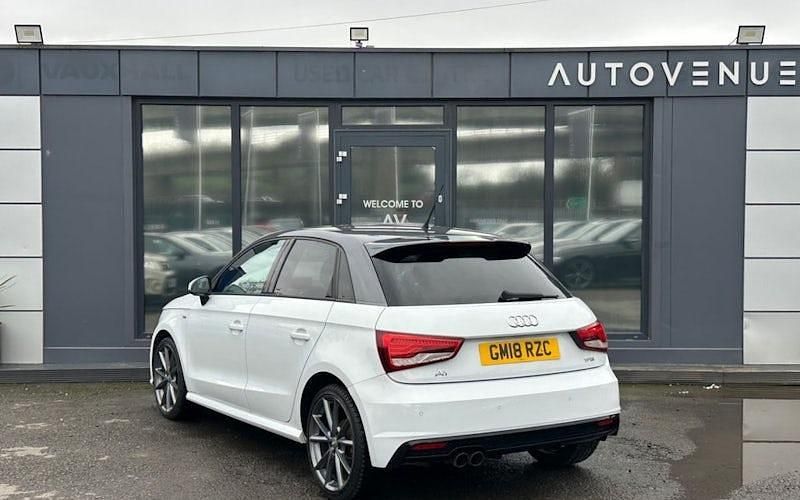 Used Audi A1 Sportback Black Edition 125 HP (91 kW) 2018 White Hatchback