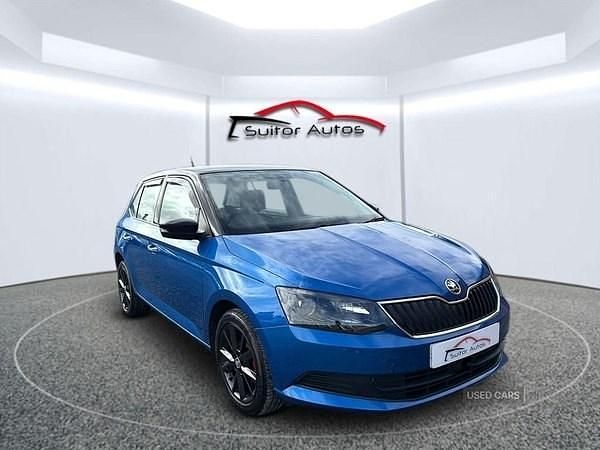 Blue Used 2017 Skoda Fabia Colour Edition Hatchback | £8,495 (Fair price) - Image 1/4