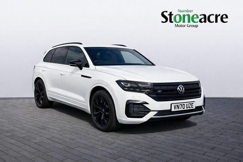 Used VW Touareg Black Edition 286 HP (210 kW) 2020 White SUV