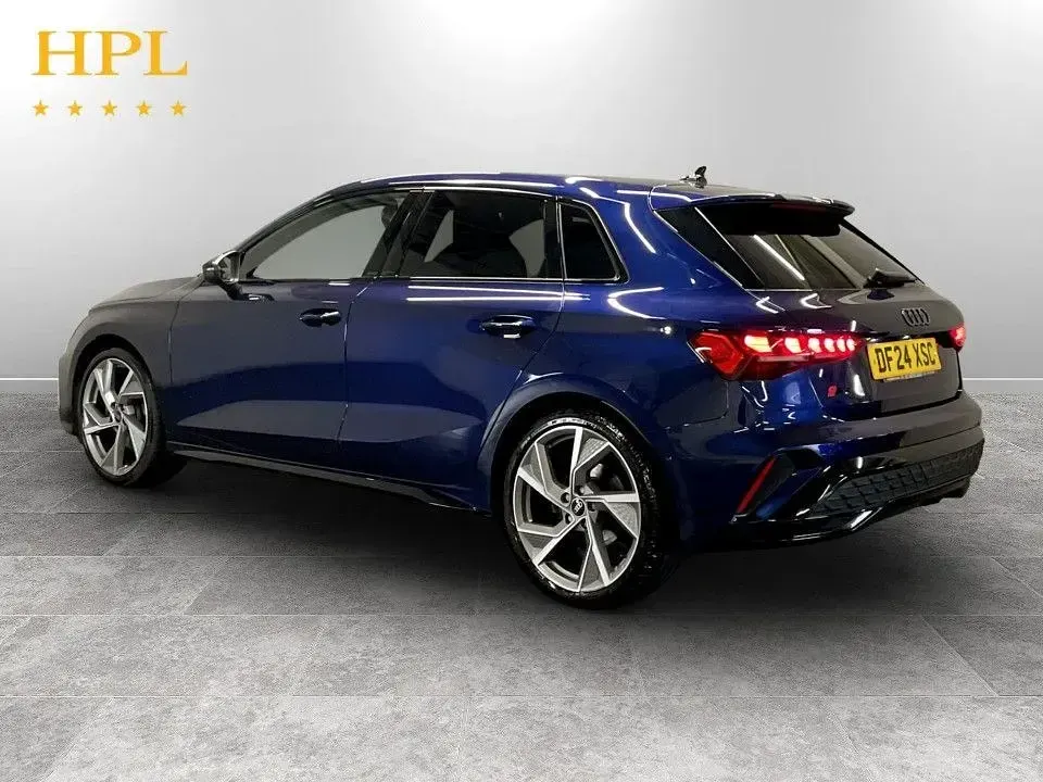 Used Audi A3 Sportback Black Edition 150 HP (110 kW) 2024 Blue Hatchback