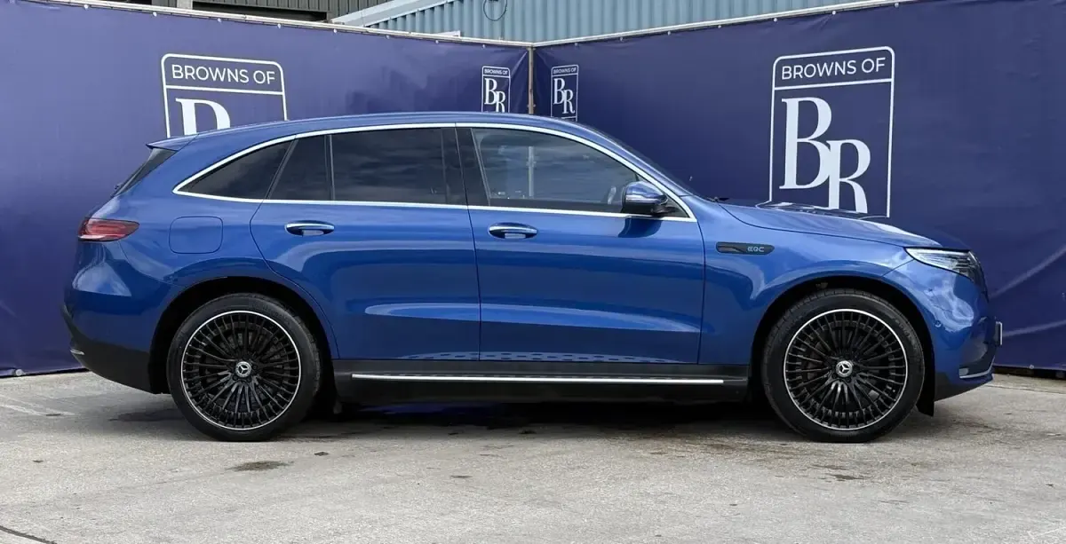 Used Mercedes EQC400 AMG Line Premium Plus 300 kW (408 HP) 2022 Blue SUV