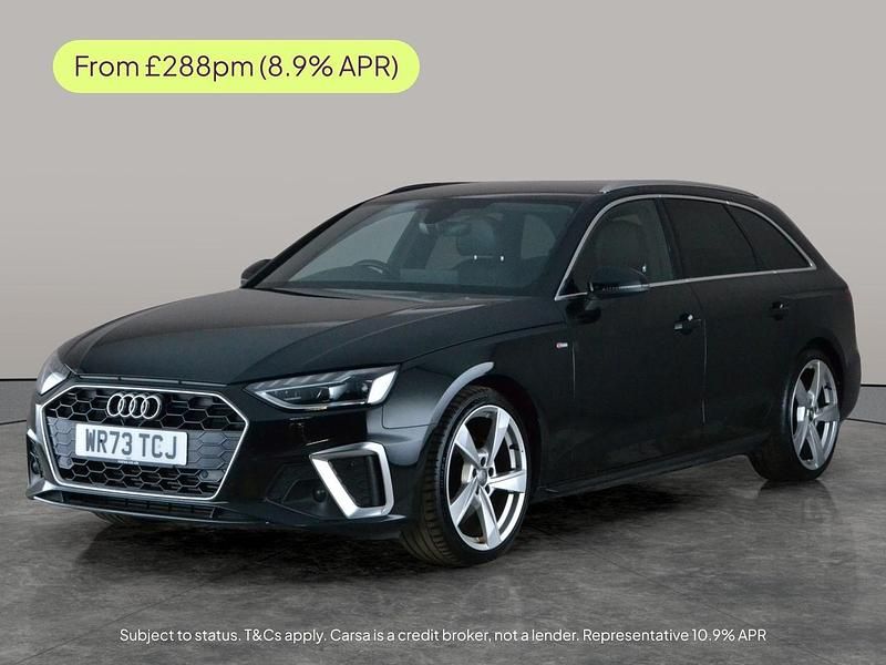 Used Audi A4 S-Line 150 HP (110 kW) 2023 Black Estate